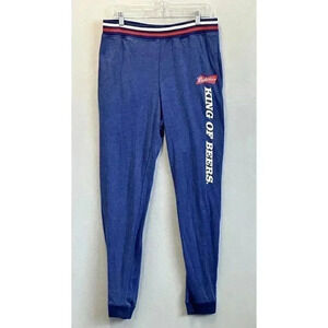 Budweiser Men's Size Large Sleep Wear Sweatpants Jogger Lounge Around‎ Wear